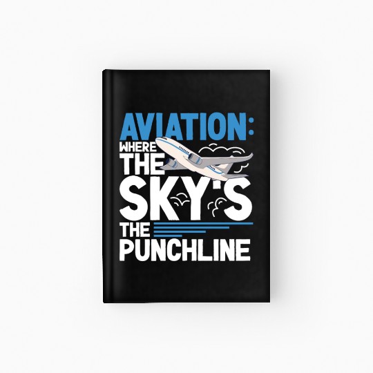 Pilot Aviation Airplane Airline Future Pilots Hardcover Journal