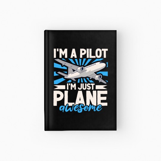 Pilot Aviation Airplane Airline Future Pilots Hardcover Journal