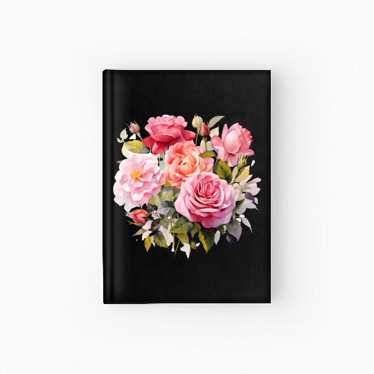 Nature's Artistic Elegance English Rose Tapestry Hardcover Journal