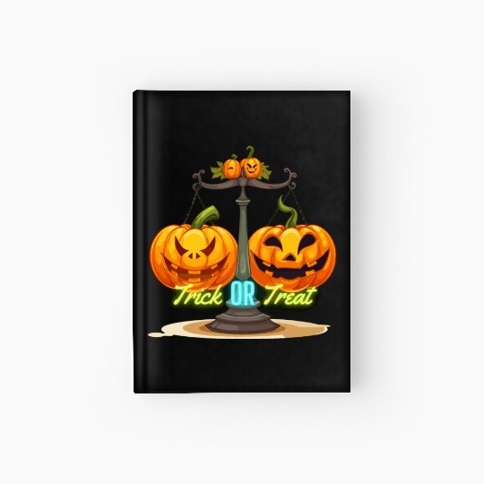 Halloween - Trick or Treat Pumpkins Hardcover Journal