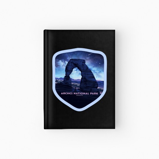 Arches National Park Stickers Hardcover Journal