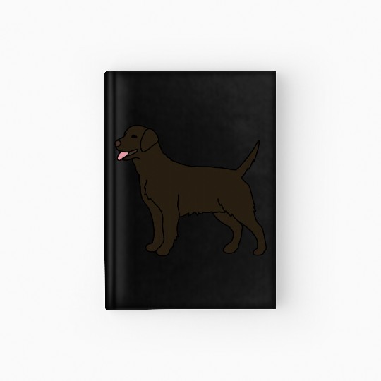 Chocolate Labrador Gift For Dog Lover Hardcover Journal