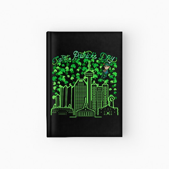 Saint Patrick's Day San Antonio Texas Hardcover Journal