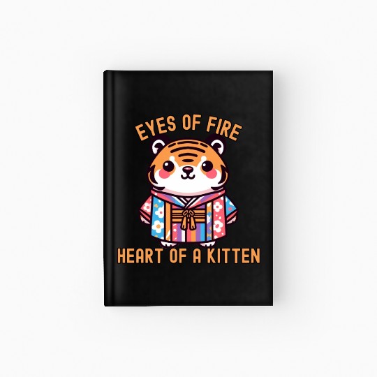 Bengal tiger in Kimono Hardcover Journal
