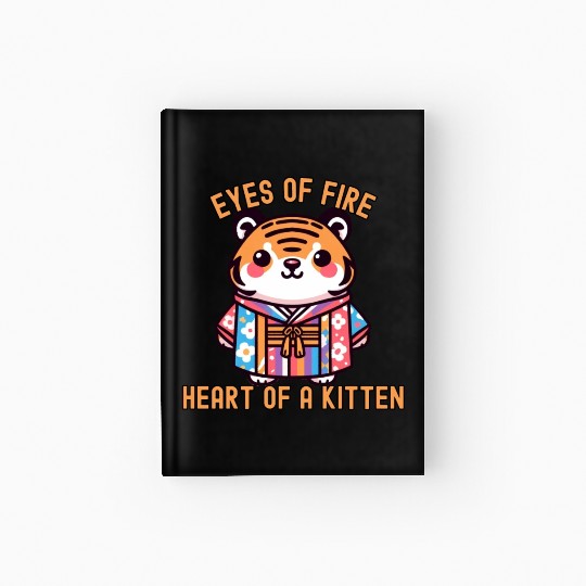 Bengal tiger in Kimono Hardcover Journal