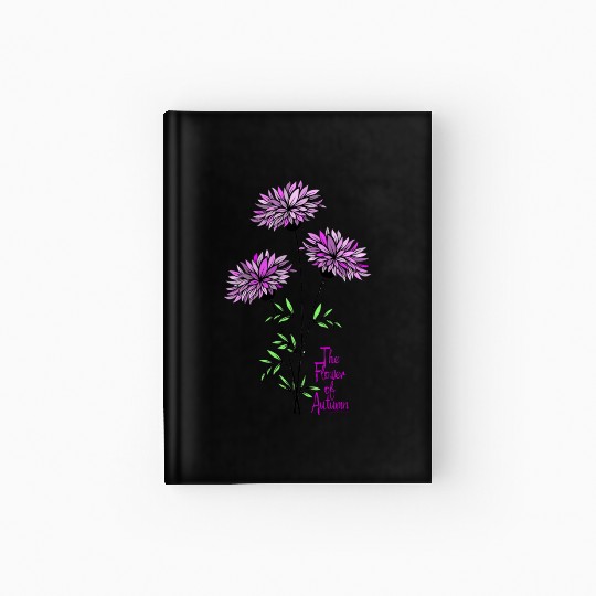 The Flower of Autumn Hardcover Journal