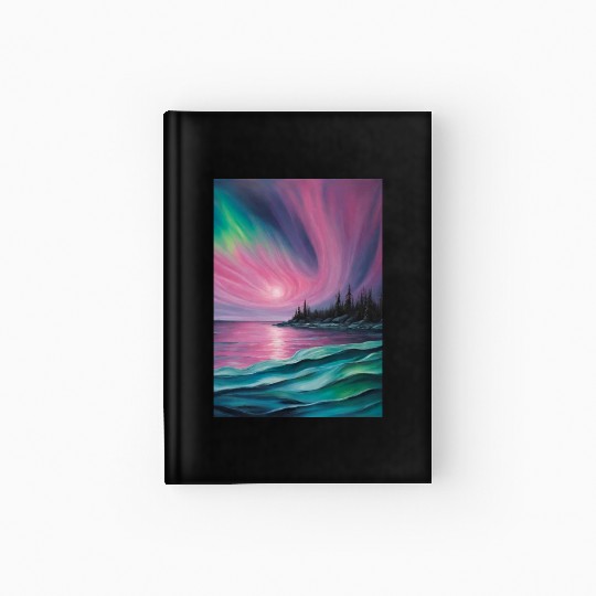 Northern lights Hardcover Journal