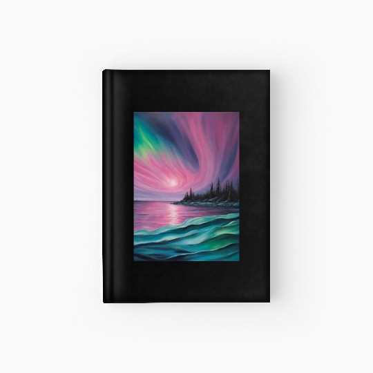 Northern lights Hardcover Journal