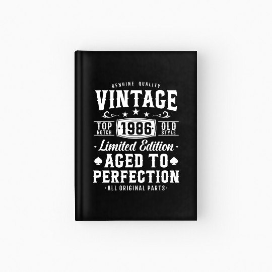 Vintage 1986 Birthday Surprise Hardcover Journal