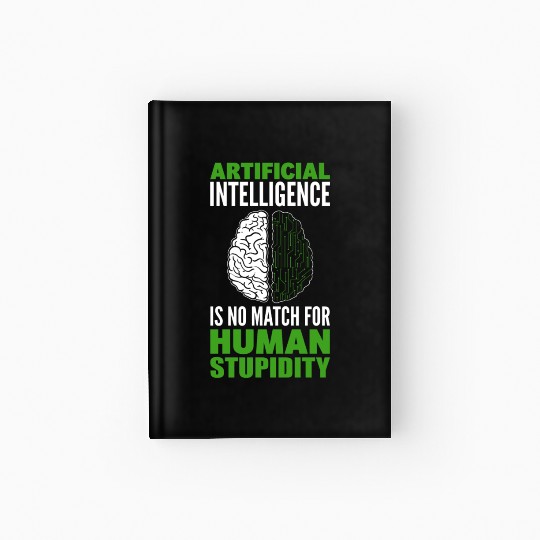 Data Robot AI Computer Science Machine Learning Hardcover Journal