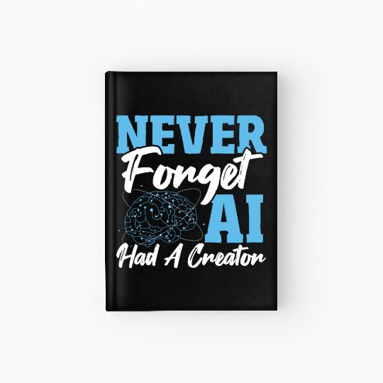 Robot AI Computer Scientist AI Machine Learning Hardcover Journal