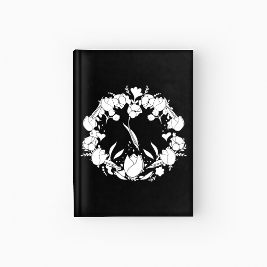 Tulip Gardening Floral Hardcover Journal