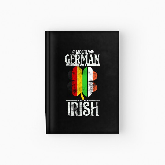 Funny German A Wee Bit Irish Pub Germany Gifts Hardcover Journal