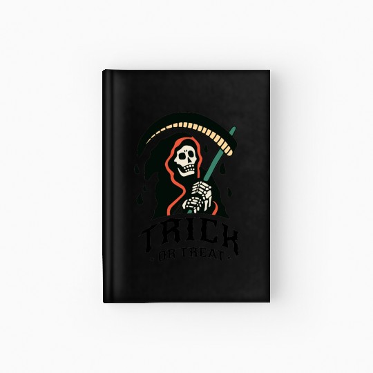 Trick or Treat Grim Reaper Hardcover Journal