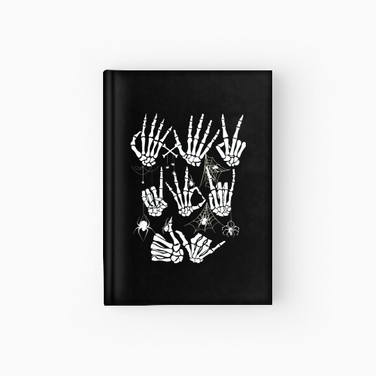 Skeleton Hand Hardcover Journal