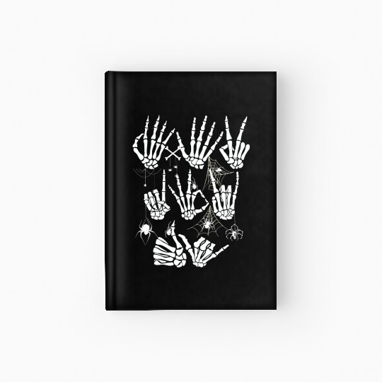 Skeleton Hand Hardcover Journal