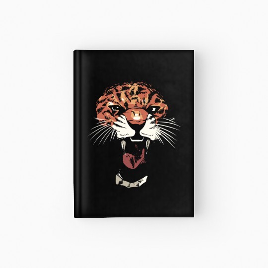 Angry Jaguar Zoologist Gift Hardcover Journal