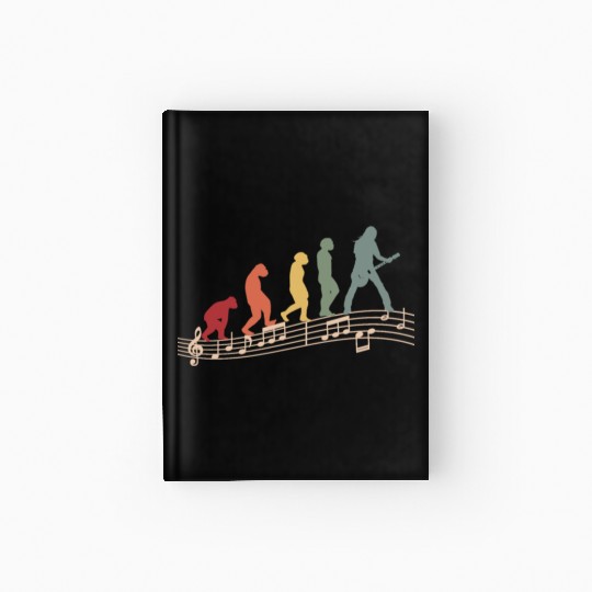 Guitarist E-Guitar Vintage Guitar Evolution Hardcover Journal