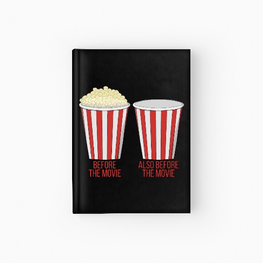 Popcorn at the cinema Hardcover Journal