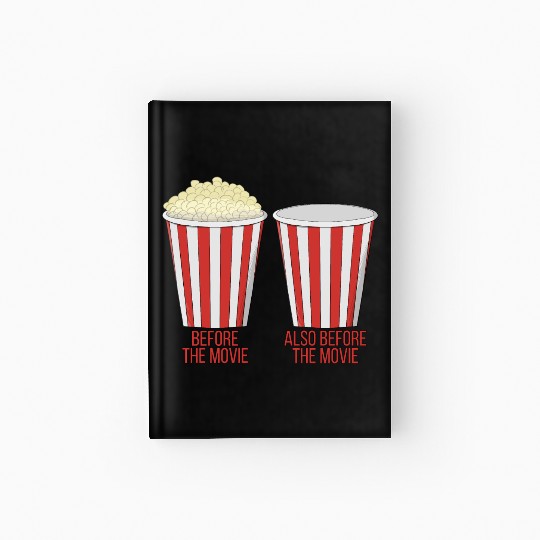 Popcorn at the cinema Hardcover Journal