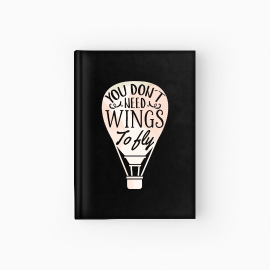 Hot air balloon ride | Balloon flight gift ideas Hardcover Journal