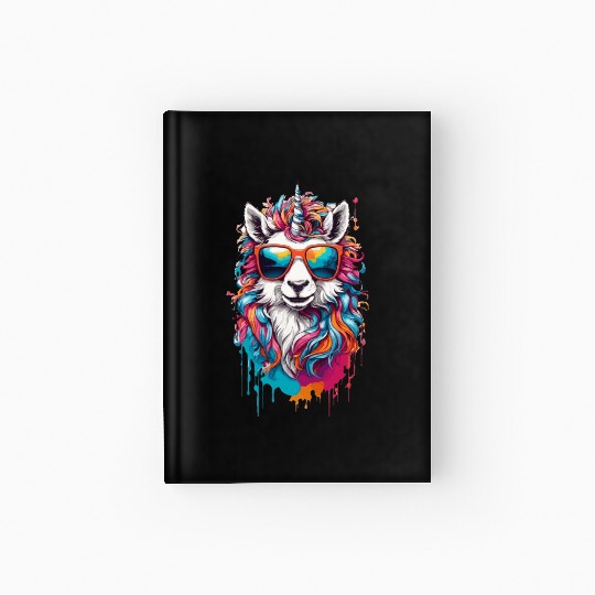 Sparkling Horse Rainbow Unicorn Pony Hardcover Journal