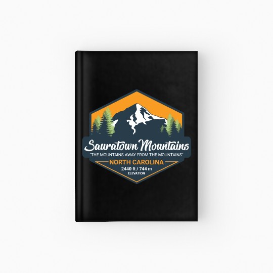 Sauratown Mountains North Carolina Hardcover Journal