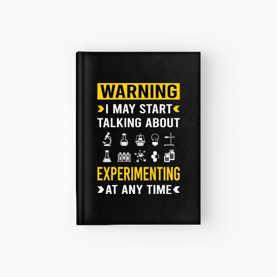 Experimenting Experiment Experimentator Laboratory Hardcover Journal
