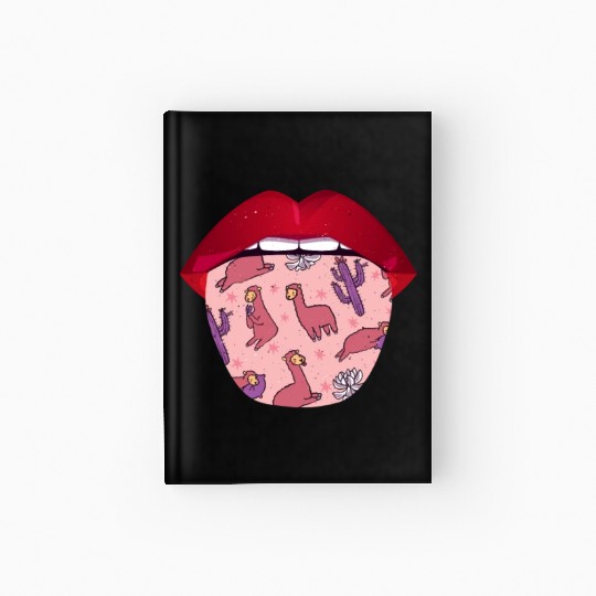 Alpaca Alpaka Lips Hardcover Journal