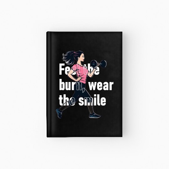 Women's Fitness Apparel Hardcover Journal