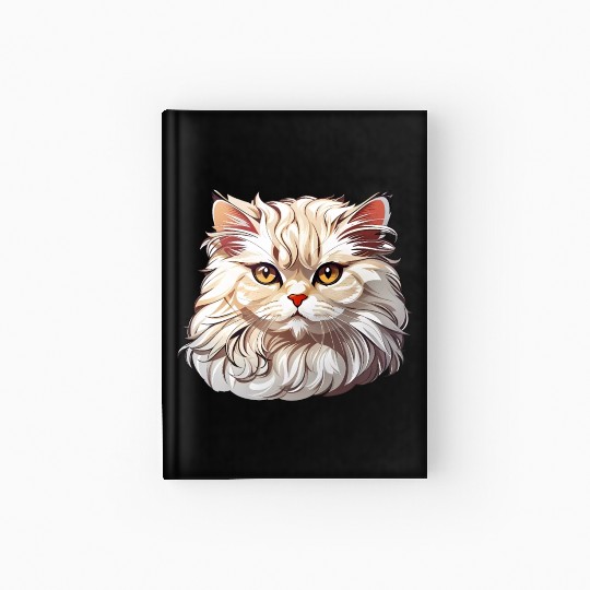 Persian Cat Hardcover Journal