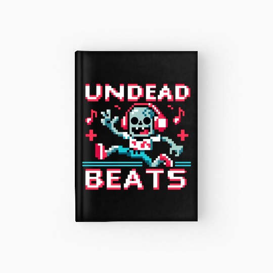 Undead Beats - 8-bit Zombie Groove Hardcover Journal