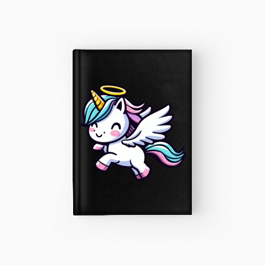 Heavenly Unicorn: Sweet Magic with Angel Wings Hardcover Journal