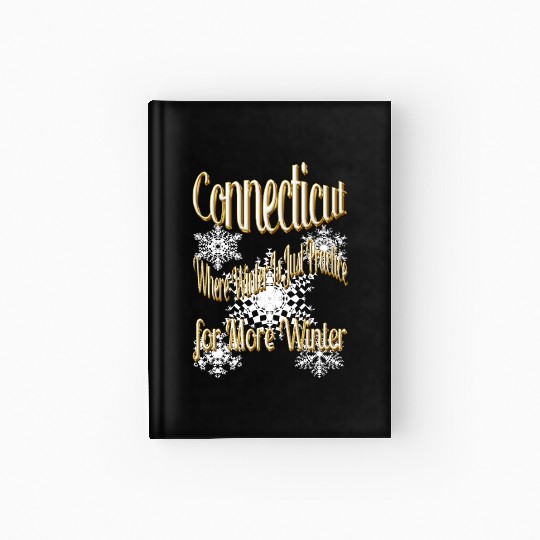 Connecticut winter Hardcover Journal