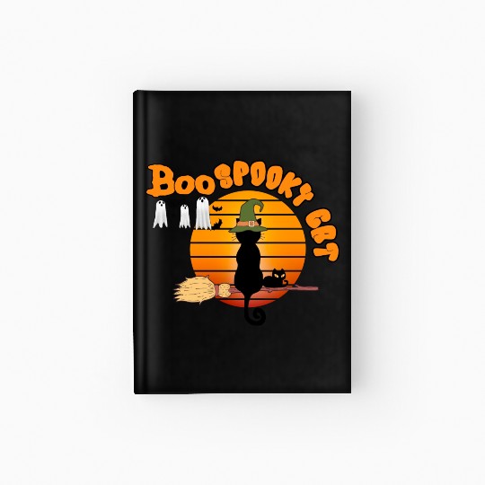 "Spooky Cat Lover" Hardcover Journal
