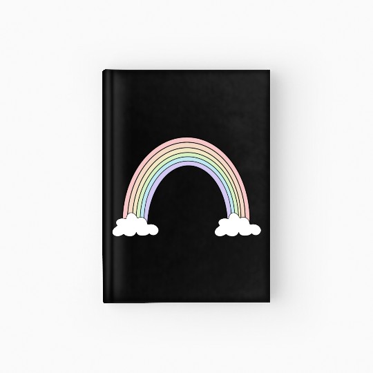 Pastel Rainbow Love Hardcover Journal