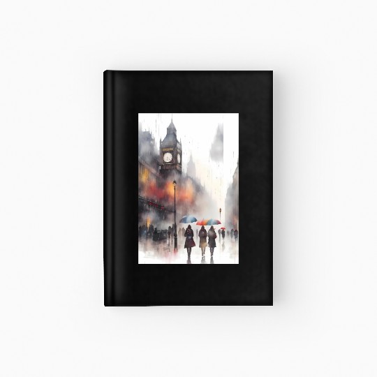 Good times in London Hardcover Journal