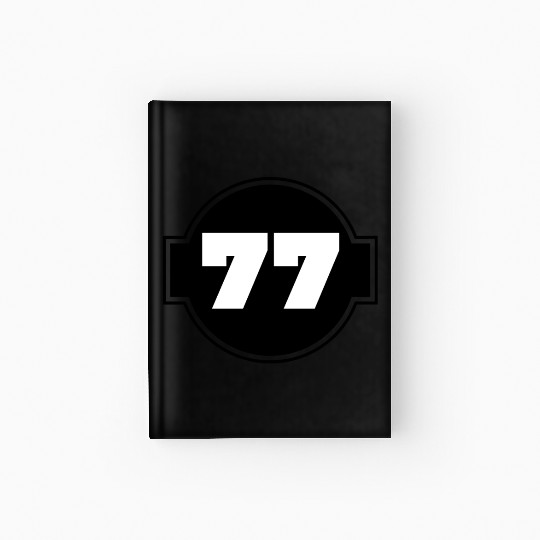 Congratulations 77 Years - Number Seventy-Seven Hardcover Journal