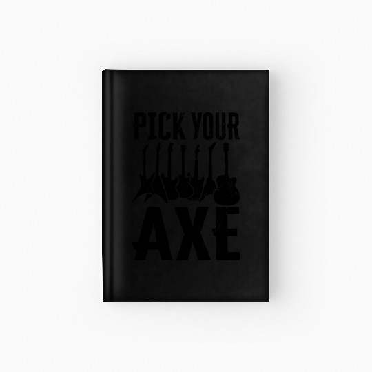 E Guitar Player Electric Guitar Music Pick Your Hardcover Journal