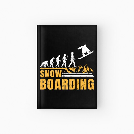 Snowboarding EVOLUTION Snowboard Winter Park Hardcover Journal