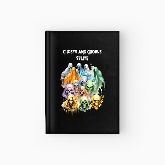 Scary Halloween Vintage Ghosts Skulls and Ghouls Hardcover Journal