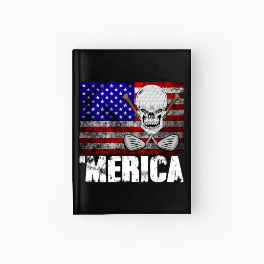 Merica Golf Hardcover Journal