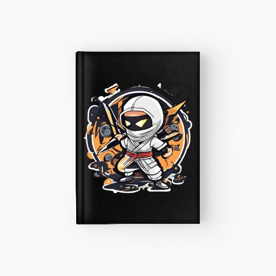 Data Ninja Funny Gold Big Data Analyst Hardcover Journal