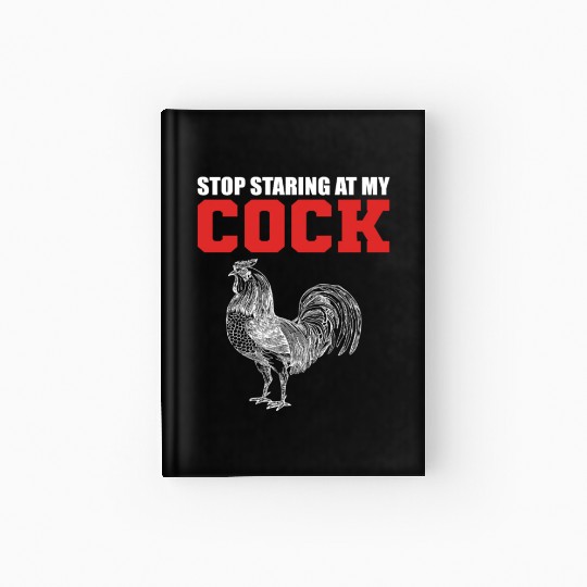 Stop Staring Joker or Comedian Gift Hardcover Journal