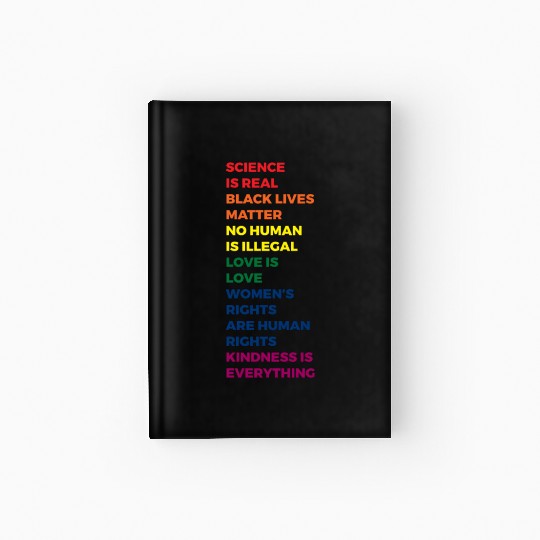 Science Is Real Hardcover Journal