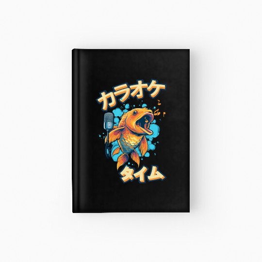 Koi Fish Koi Carp Japanese Koi Garden-Pond funny Hardcover Journal