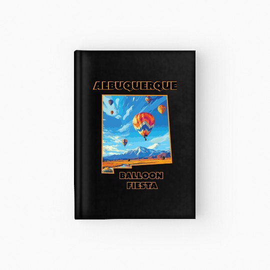 New Mexico Balloon Festival Hardcover Journal