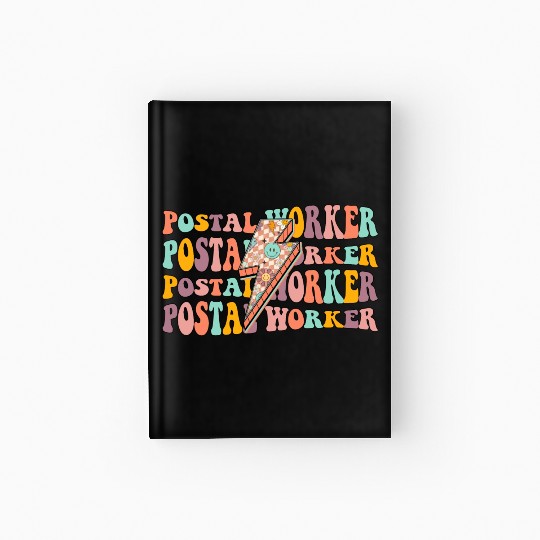 Postal worker thunder Hardcover Journal