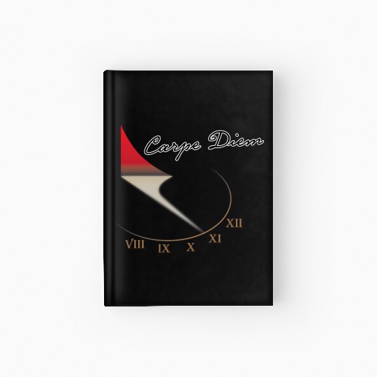 Carpe Diem. Time is Running Out Hardcover Journal