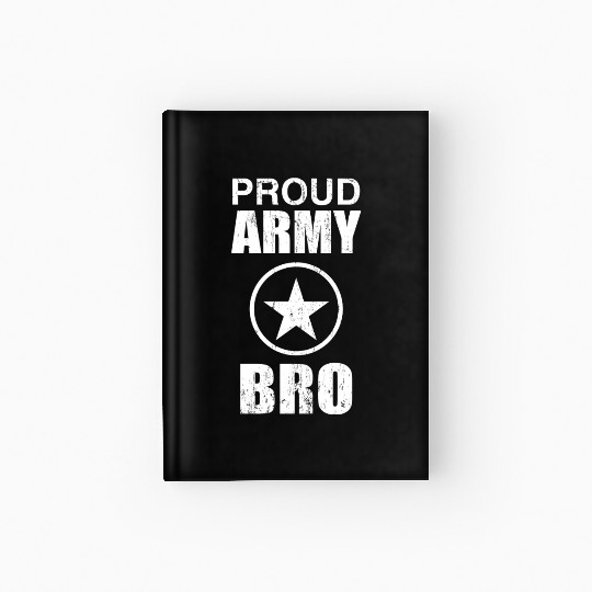 PROUD Brother ARMY Hardcover Journal